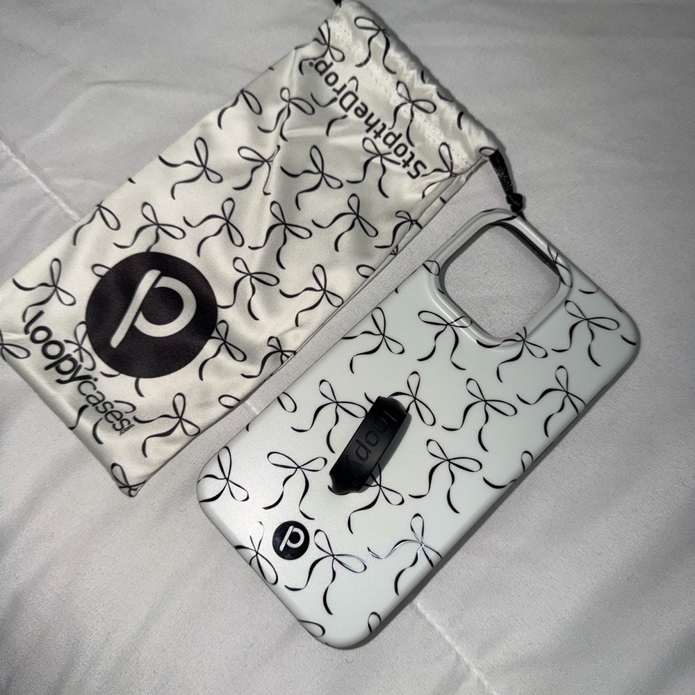 Loopy Case Black and White Phone Case